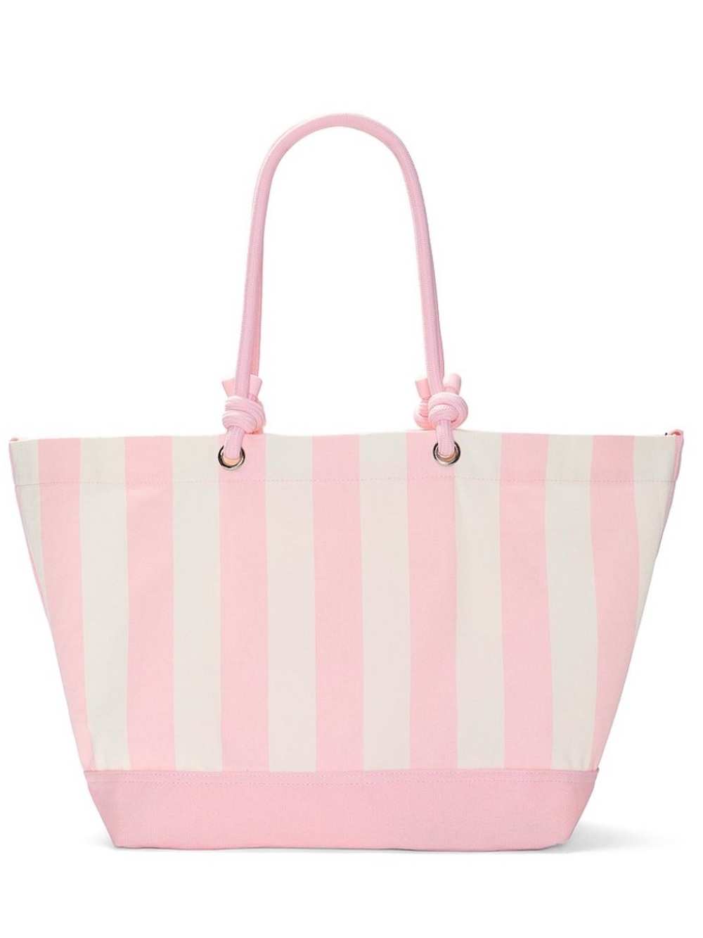 Victoria's Secret Pink and White Striped Tote